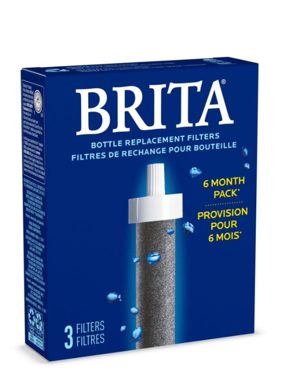 NIB $15 Brita Water Bottle Replacement Filters - 3 pack